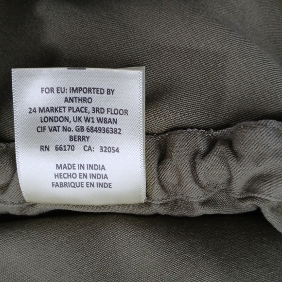 Anthropologie Pilcro Utility Poncho Jacket. One Size - Picture 9 of 14